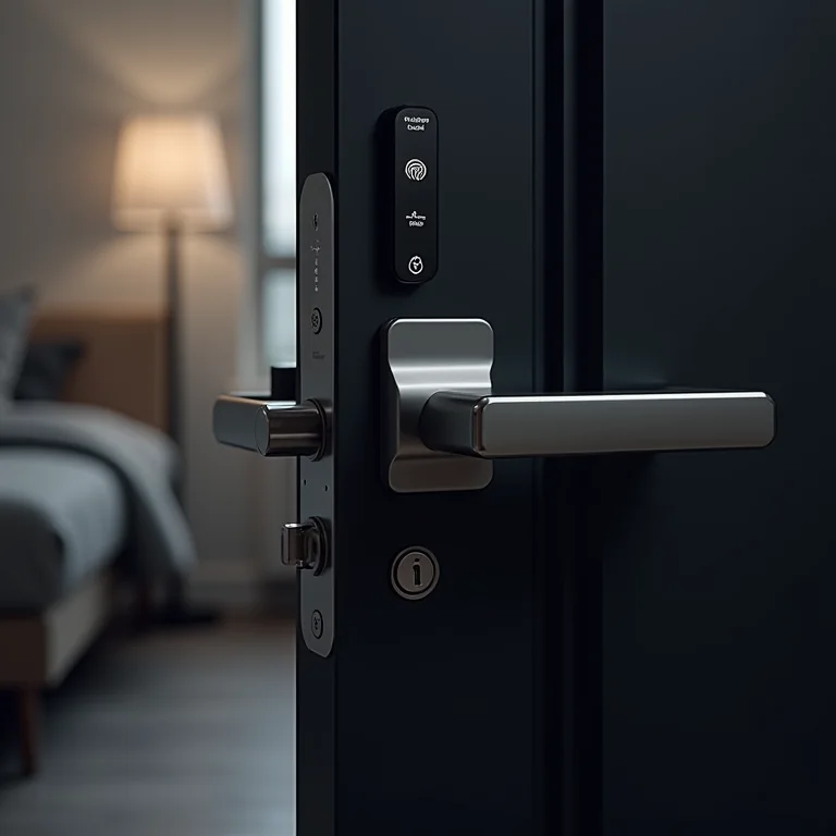 Sensor de impressão digital da fechadura Intelbras FR 201.