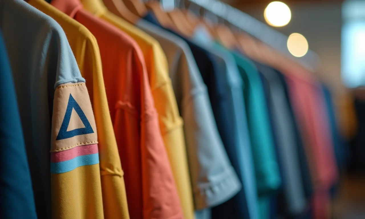 Símbolo do triângulo de alvejamento na roupa.