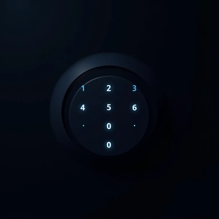 Teclado iluminado da fechadura digital Intelbras