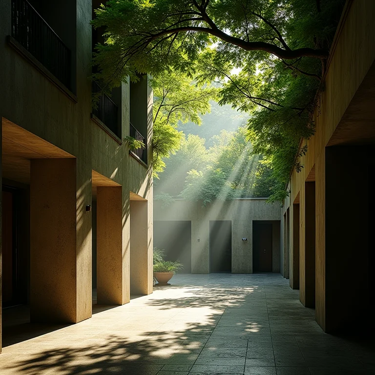 Tipos de sombra em um jardim