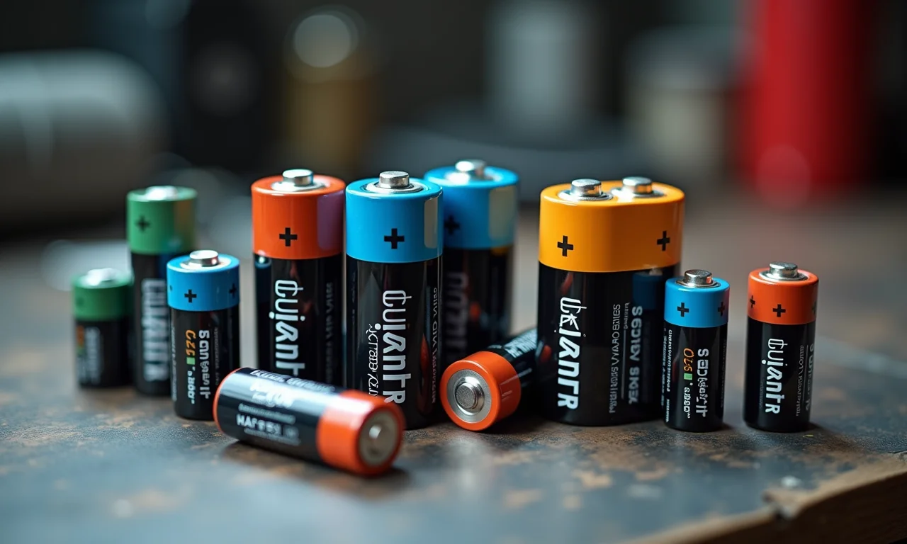 Tipos diferentes de baterias para alarme.