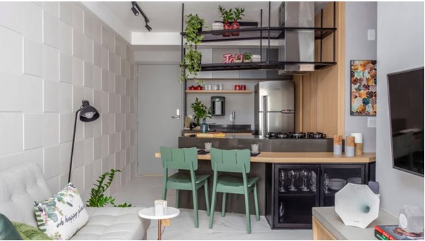 Cozinha Aconchegante com Detalhes em Crochê - inspiração