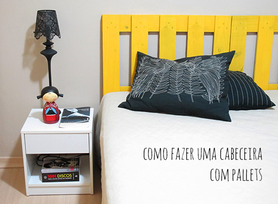 Cabeceira Criativa com Pallets: Sustentabilidade e Originalidade - ideia