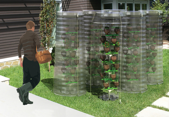 Jardim Vertical com Garrafas PET: Criatividade e Consciência Ecológica - detalhe