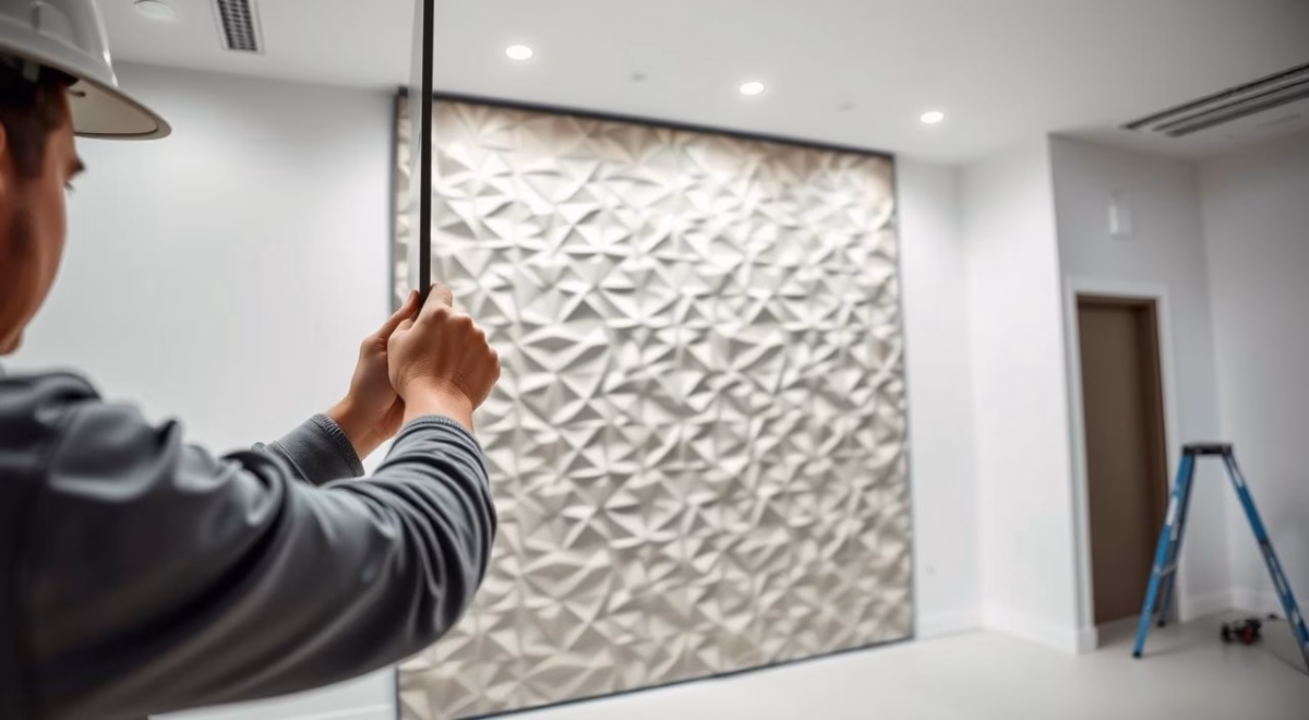 Revestimento 3D: Textura e Profundidade para Paredes Únicas - ideia