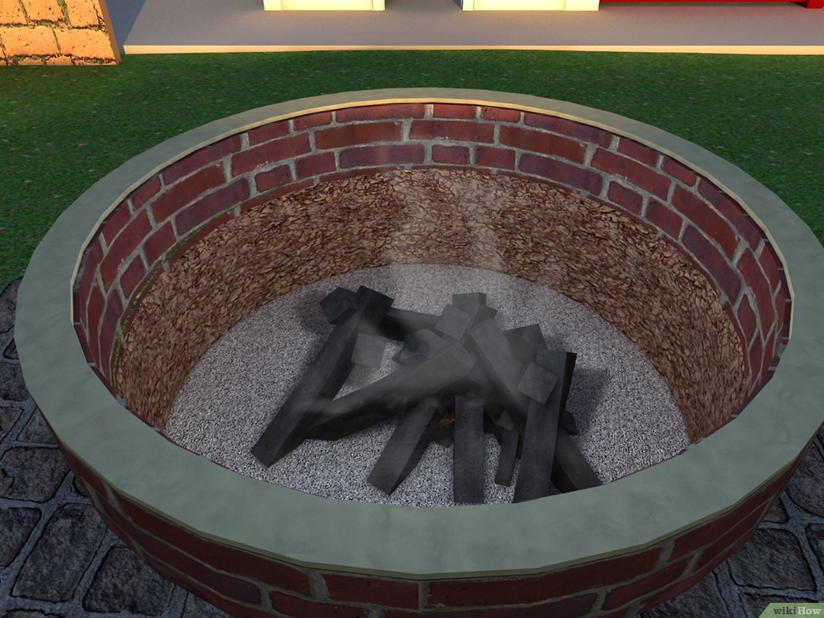 Criando um Espaço de Fogueira Circular - detalhe