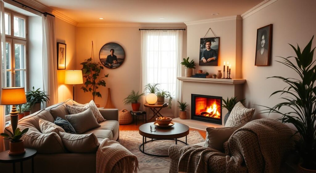 Luminosidade Aconchegante: Integração de Luzes de Fada - detalhe