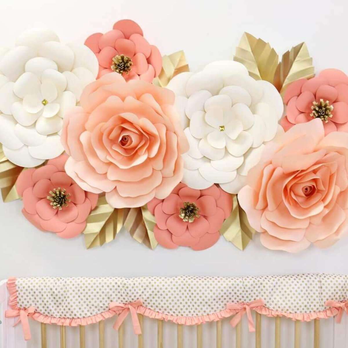 Flores de Papel Gigantes: Delicadeza e Elegância em Cada Detalhe - ideia