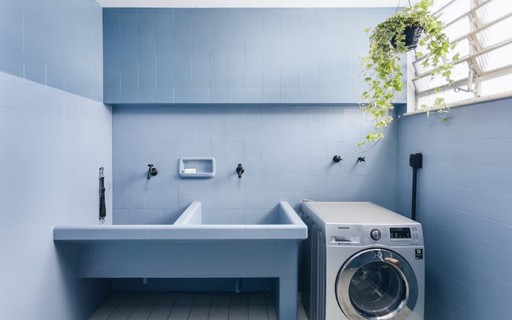 Azul Sereno: Calma e Elegância para um Espaço Relaxante - detalhe