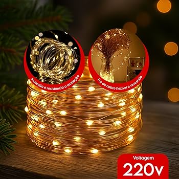 Luzes de Fada Criativas: Um Brilho Mágico e Econômico Para Seu Natal! - ideia