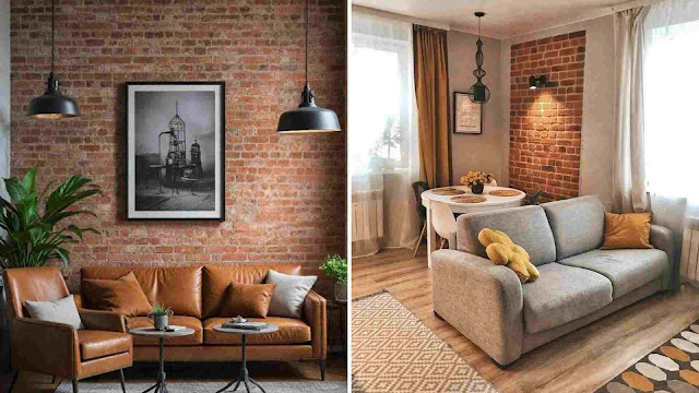 Rusticidade Charmosa: Tijolinhos à Vista e Cores Terrosas - detalhe