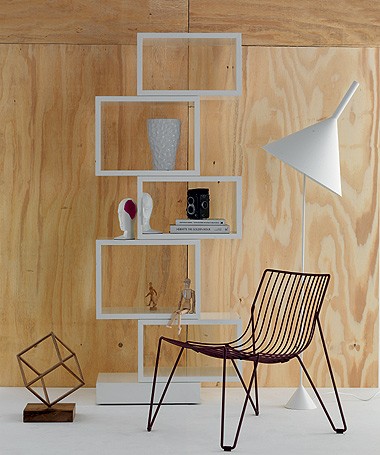 Usando Móveis de Madeira Clara e Design Clean - detalhe