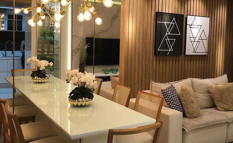 Espelho para sala de jantar: 60 ideias ...
