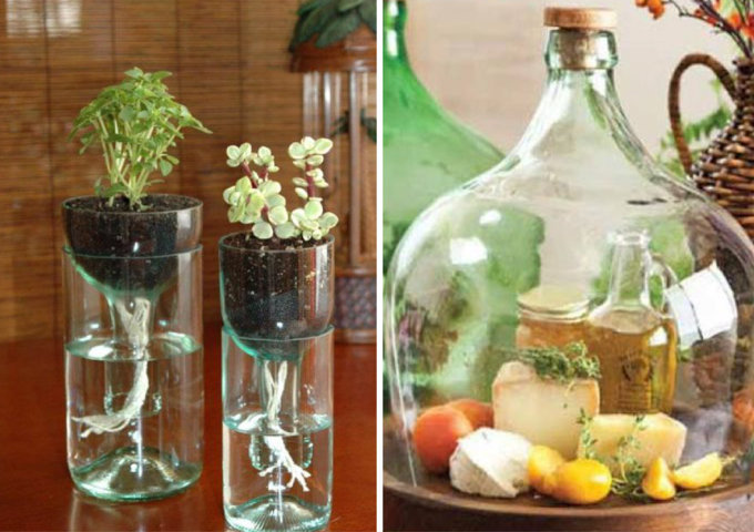 Reinventando Potes e Garrafas de Vidro: Beleza Sustentável - ideia