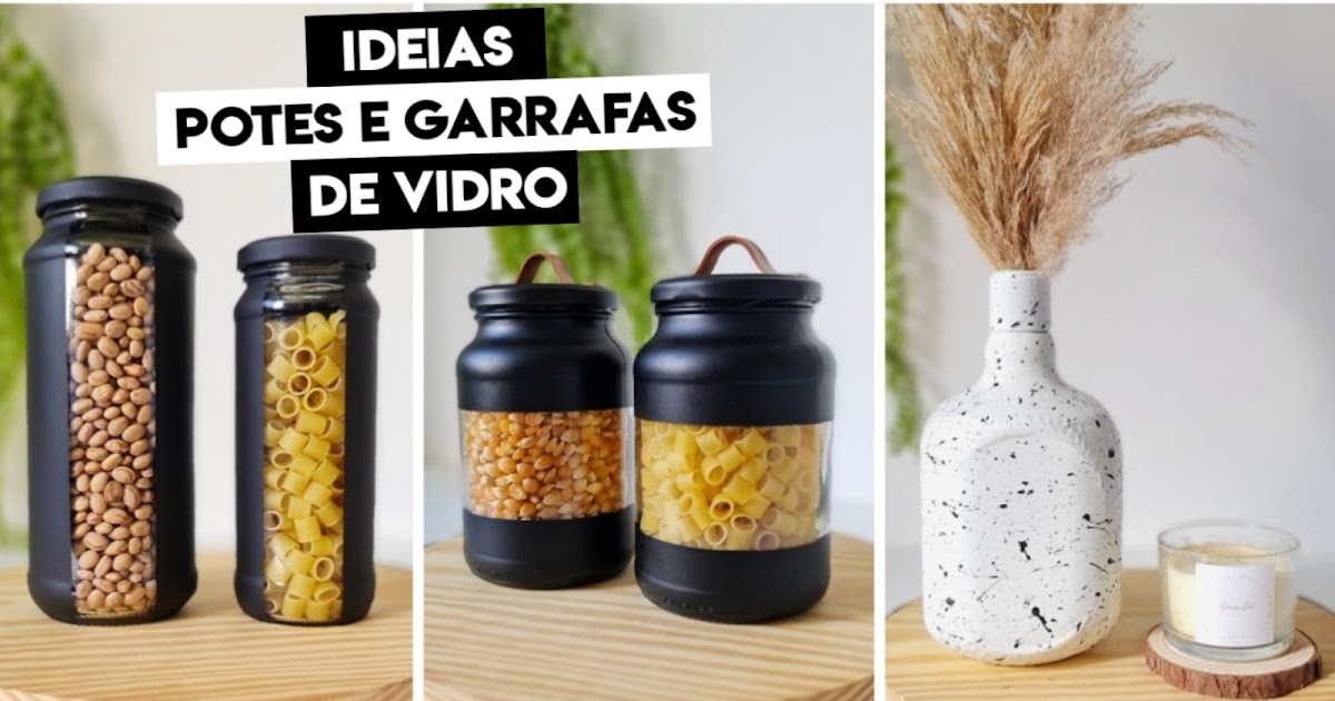 Reuso Criativo: Decoração DIY com Potes de Vidro - detalhe
