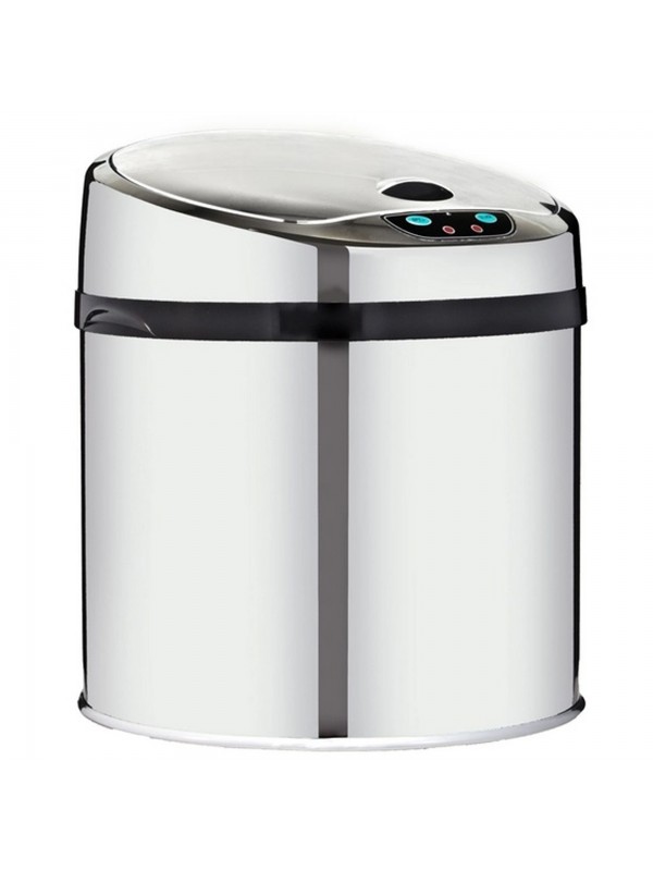 Lixeira em Inox com Sensor de Abertura Automática: Tecnologia e Higiene - detalhe