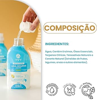 Sabão em Pó com Enzimas Naturais: Removendo Manchas Difíceis com Cuidado - ideia