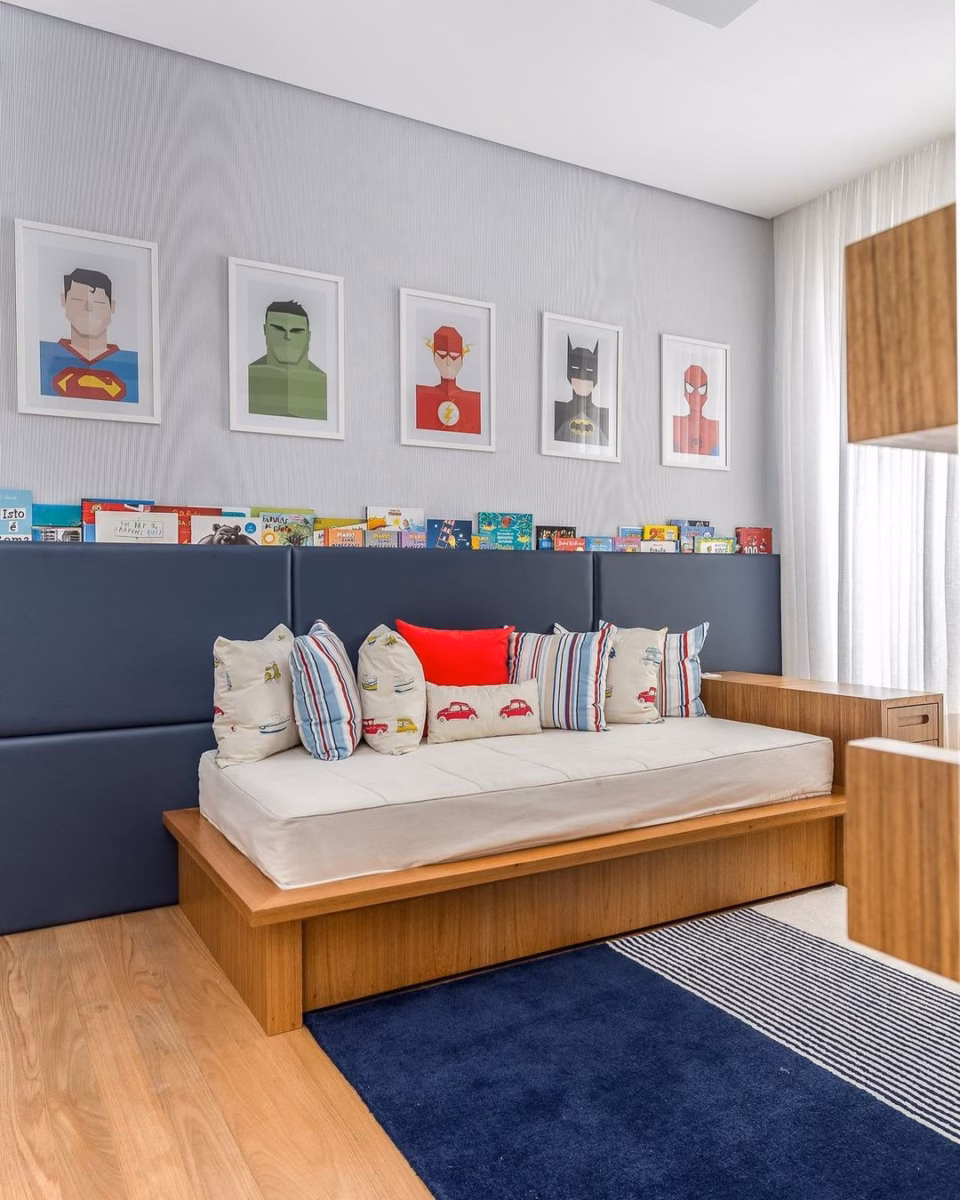 Móveis Planejados Coloridos para Quartos Infantis: Alegria e Personalidade - detalhe