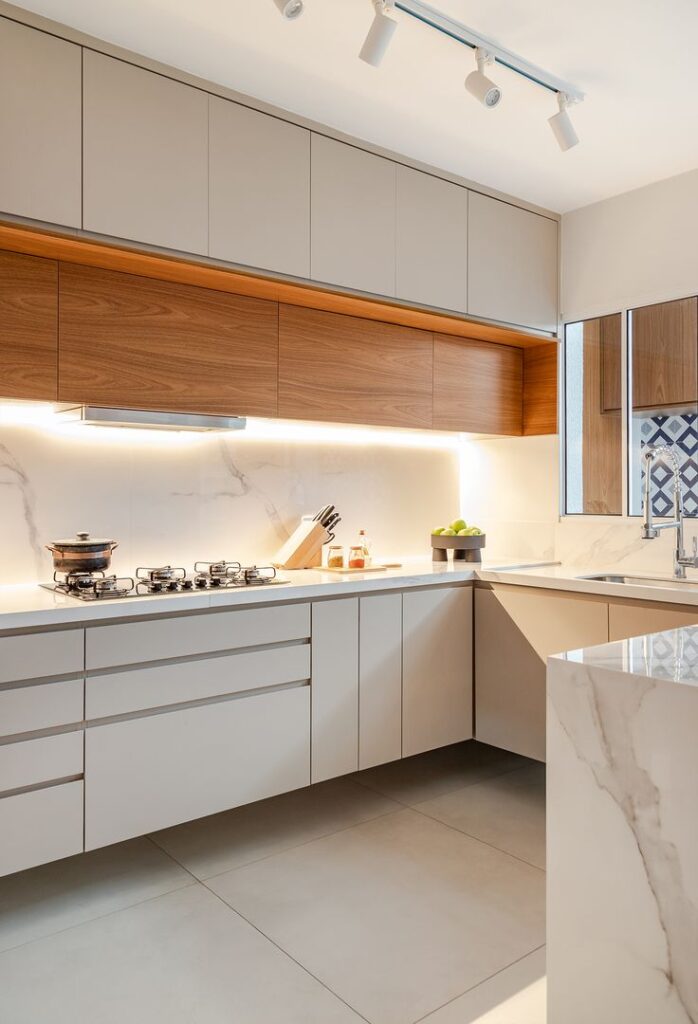 Iluminação Estratégica com Fitas de LED: Ambiente Moderno e Aconchegante! - detalhe