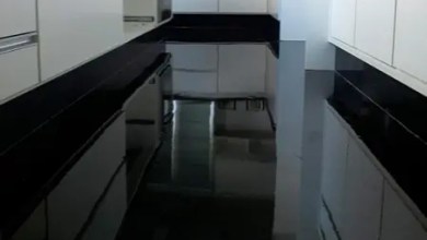 Porcelanato Líquido Preto Absoluto: Minimalismo e Impacto Visual Garantidos - detalhe