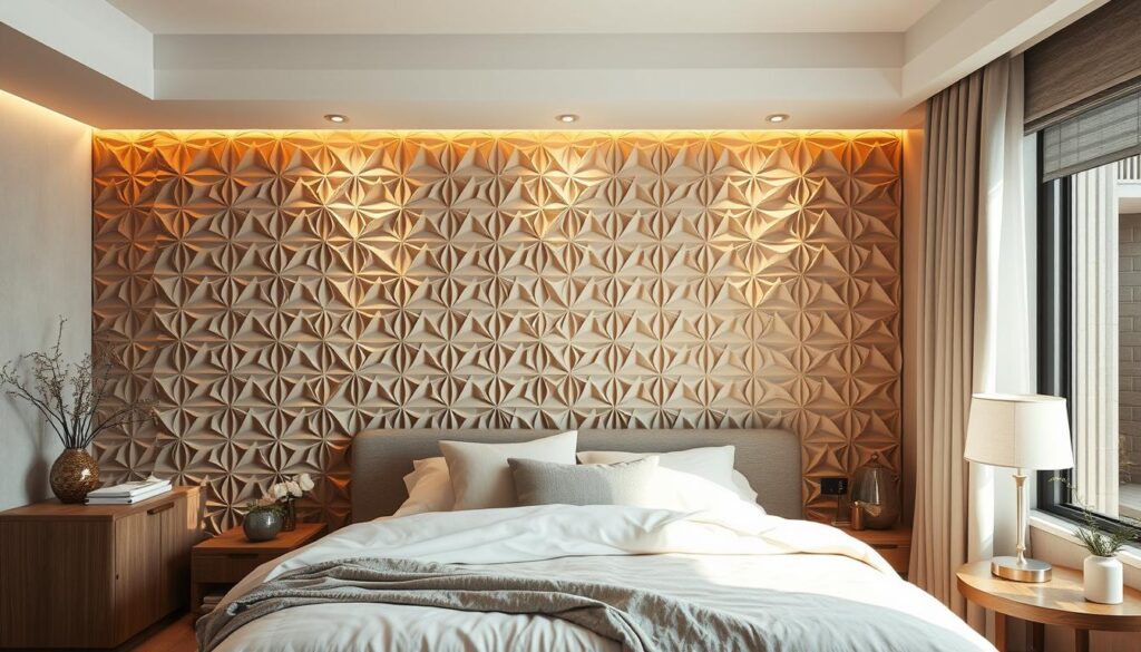 Revestimento 3D Amadeirado para Ambientes Aconchegantes - detalhe