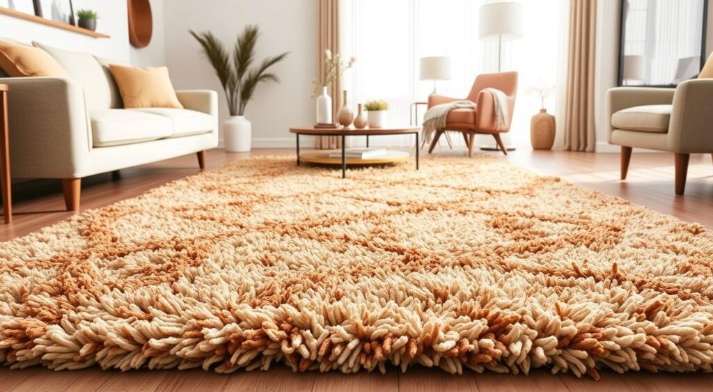 Maciez Irresistível: Tapete Shaggy Felpudo para Relaxar os Pés - ideia