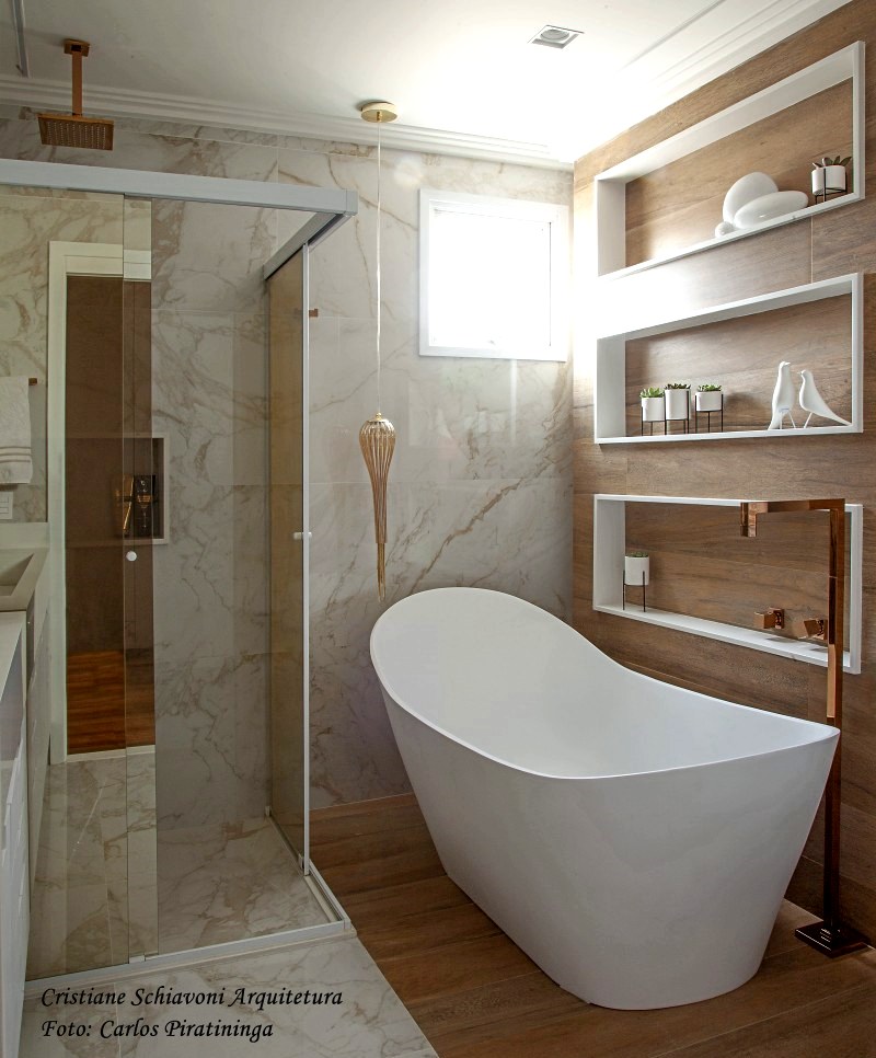 Banheira de Imersão Minimalista: Menos é Mais no Seu Relaxamento - ideia