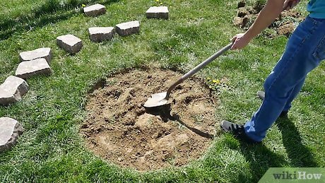 Criando um Espaço de Fogueira Circular - ideia