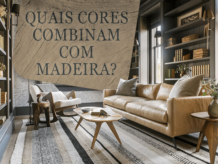 Modernidade Aconchegante: Preto e Detalhes Geométricos Valorizando a Madeira - ideia