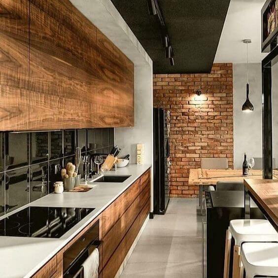 Tijolinho em Meia Parede: Detalhe Que Faz a Diferença - ideia