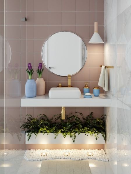 cuba para banheiro - inspiração 14