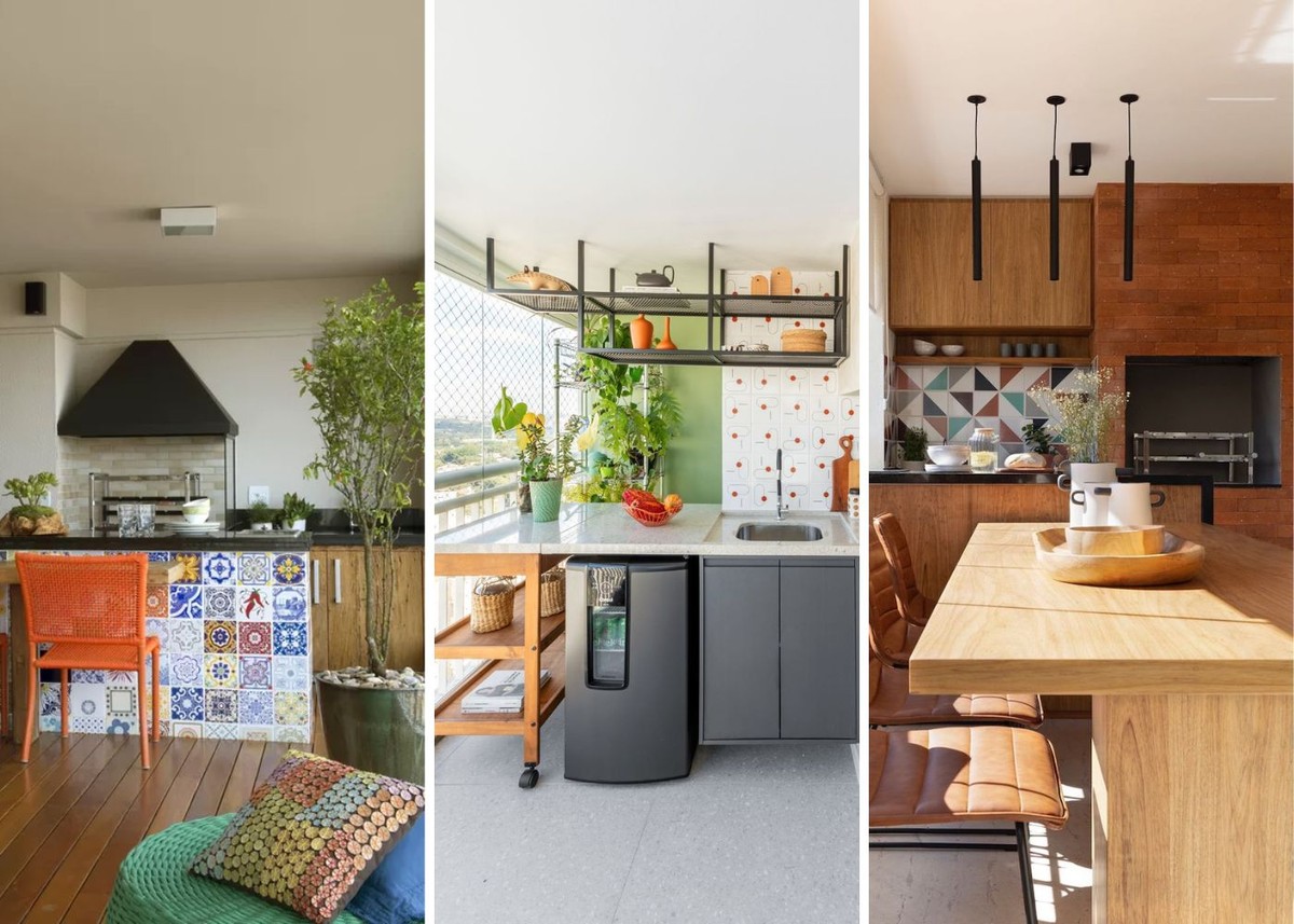 Varanda Gourmet Compacta: Soluções Inteligentes para Pequenos Espaços - ideia