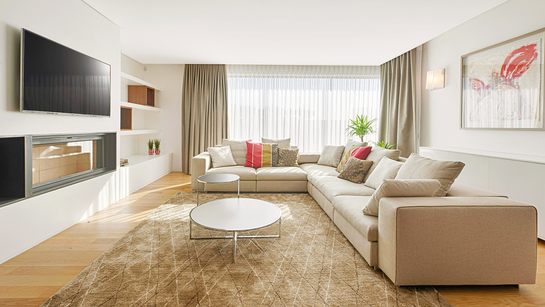 Sala de Estar no Porto com Conforto ...