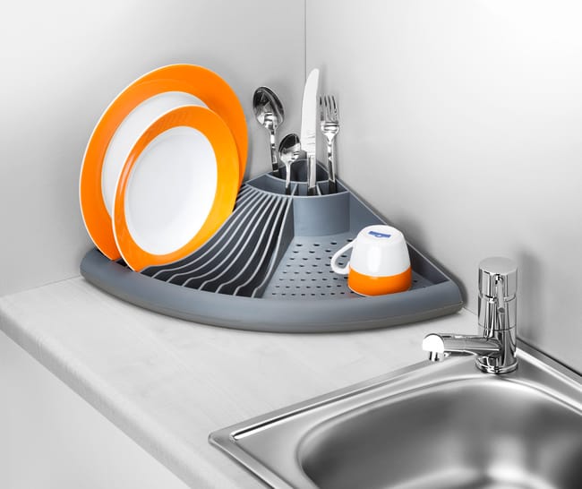 Escorredor de Canto Colorido para Alegrar e Personalizar a Cozinha - detalhe