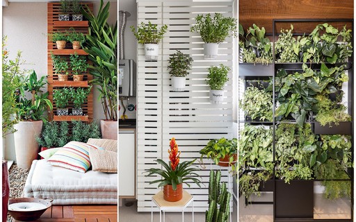 Com Horta Vertical em Treliças - detalhe