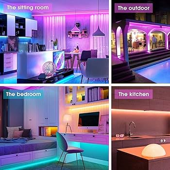 Fita de LED RGB Personalizável: Cores para Celebrar - ideia