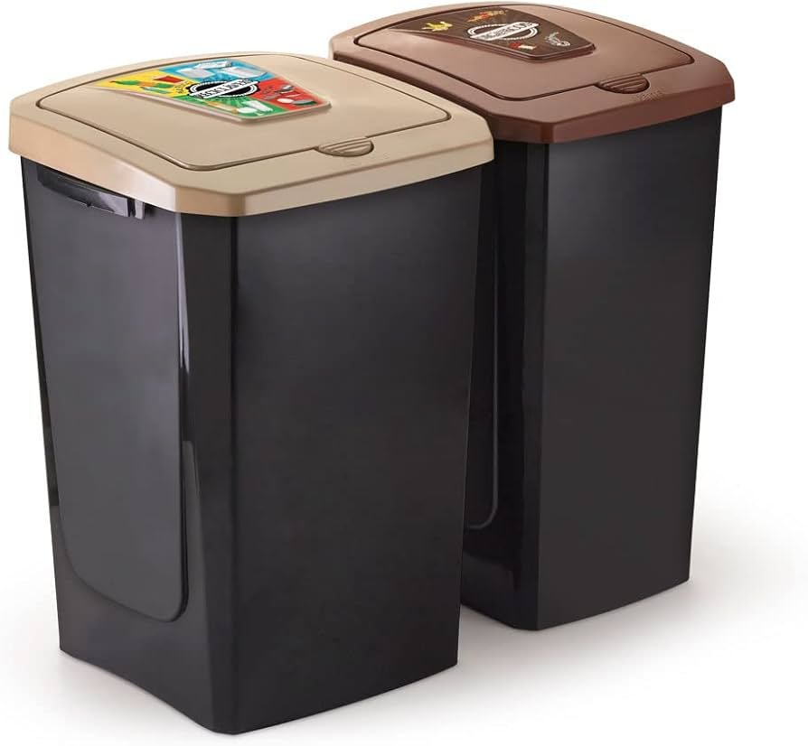 Lixeira Dupla para Coleta Seletiva: Sustentabilidade ao Alcance da Mão - ideia
