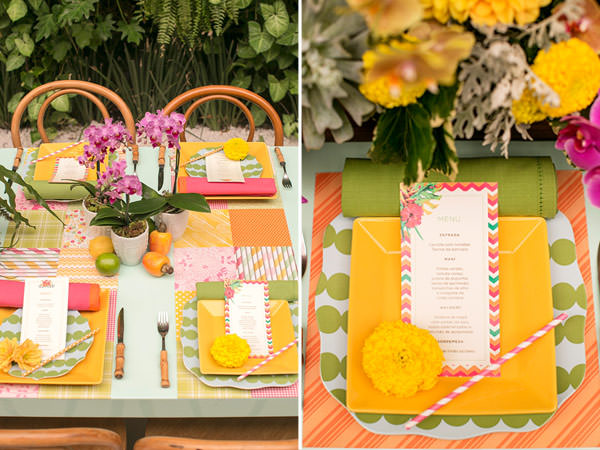 Mesa Posta Criativa com DIY: Use a imaginação e materiais reciclados - inspiração