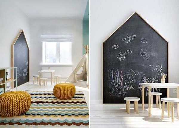 Lousa no Quarto Infantil: Liberdade Criativa para os Pequenos - inspiração