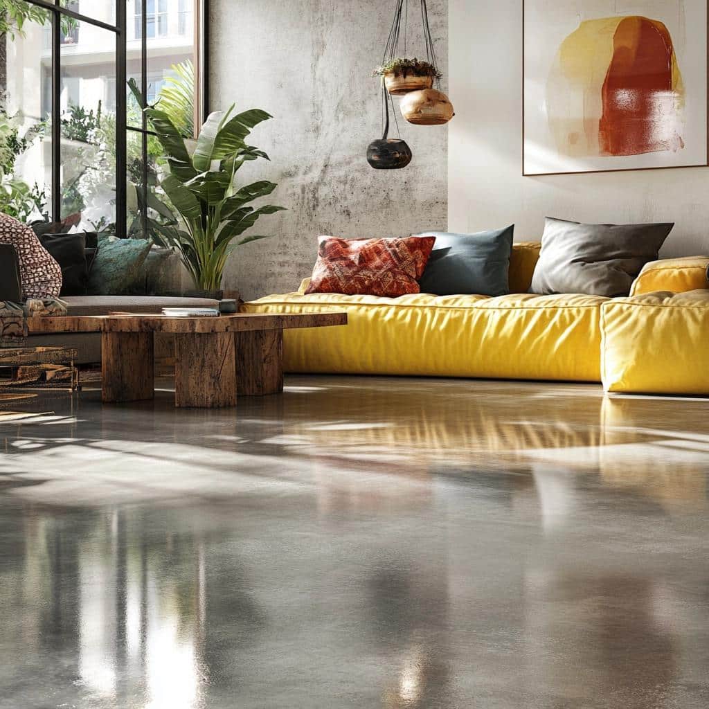 Rústico Chic: Aplique Cimento Queimado para um Visual Industrial Aconchegante - ideia