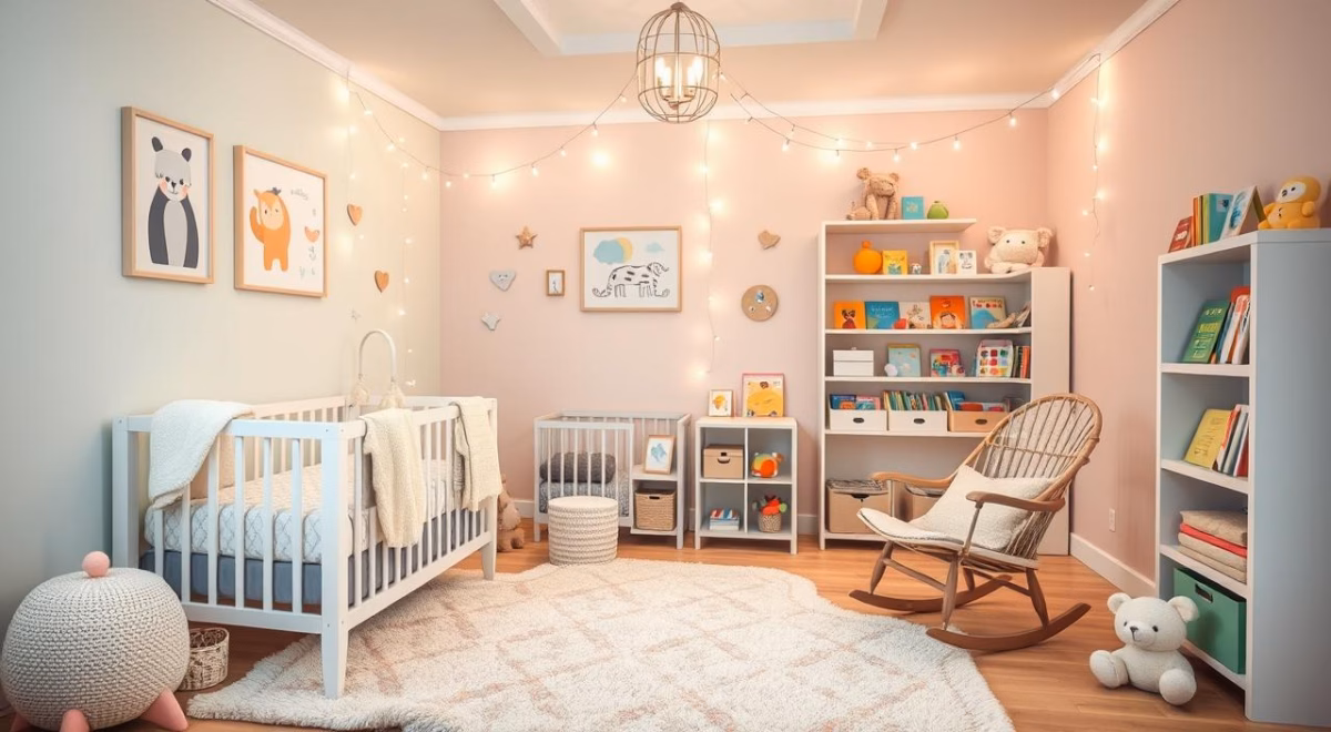 Paleta Pastel: Um Quarto de Bebê Suave e Relaxante - inspiração