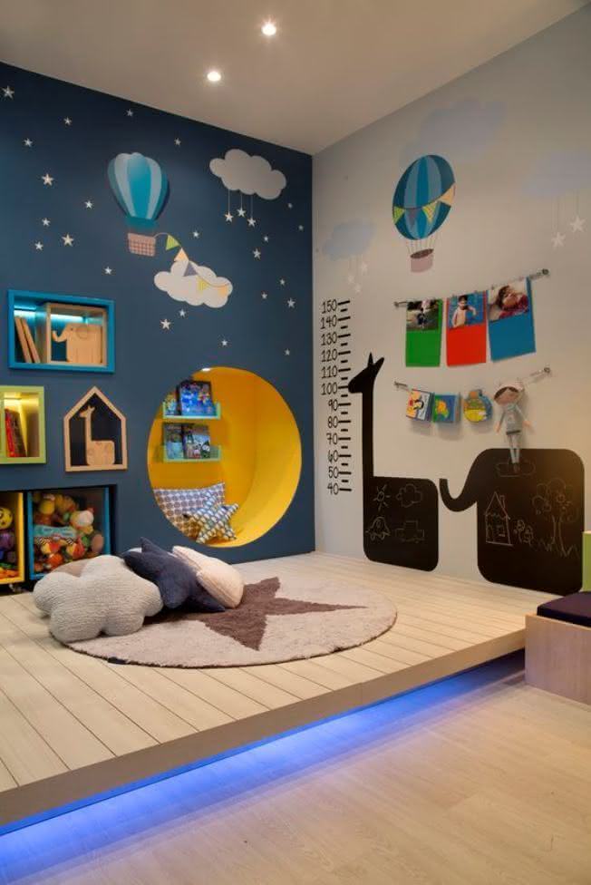 Minimalismo Criativo: Quarto Infantil Montessoriano com Toque Moderno - detalhe