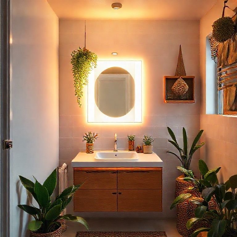 Iluminação Indireta com Fita LED Azul: Relaxamento Garantido - detalhe