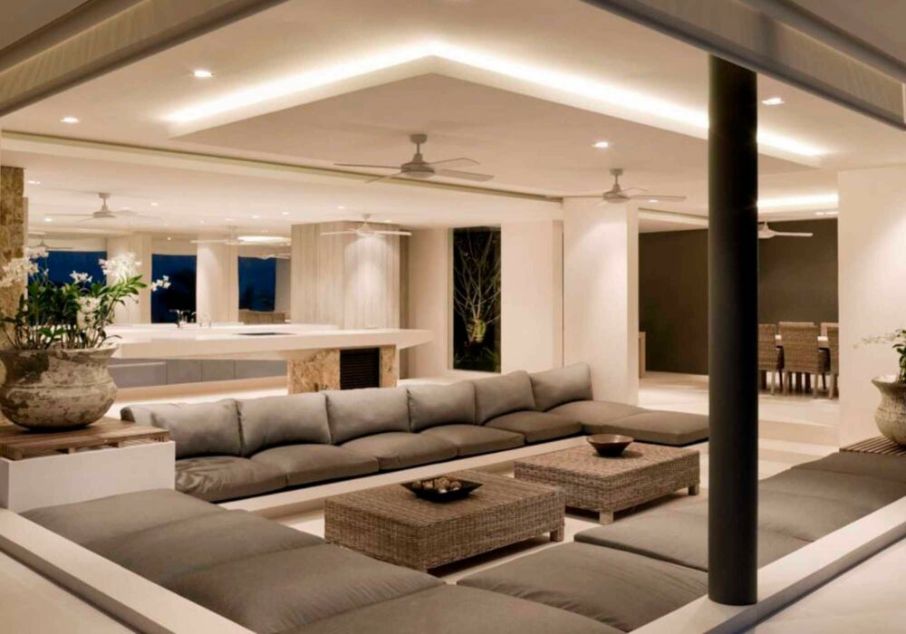 Sanca de Gesso Rústica: O Charme da Imperfeição - ideia