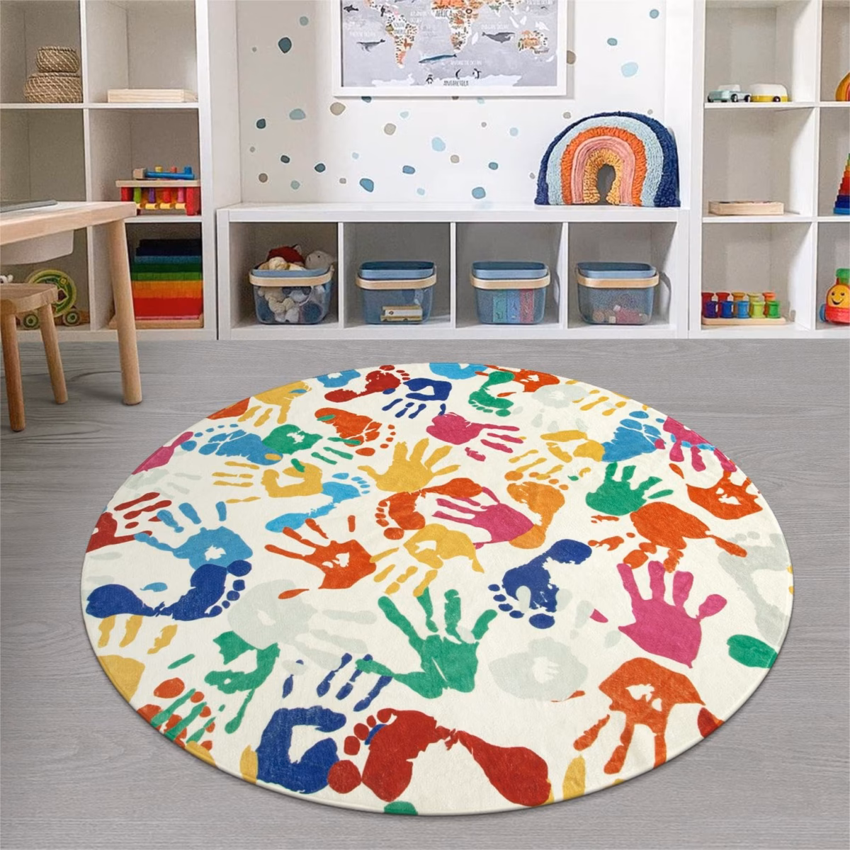Tapete Redondo Infantil: Um Toque Lúdico e Divertido - inspiração