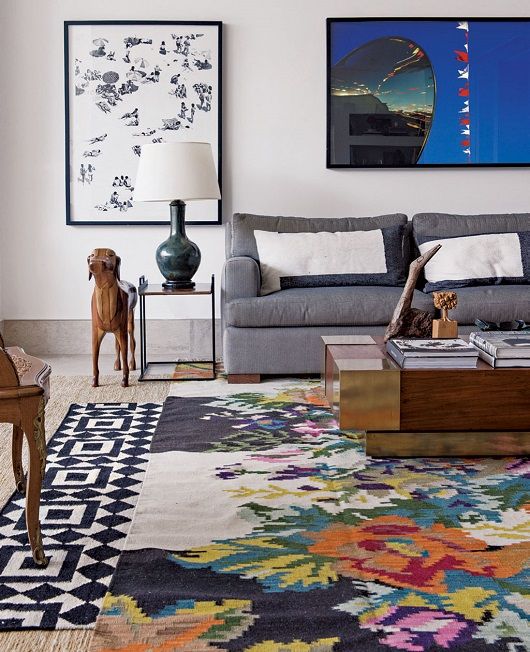 Tapetes estampados: dicas e inspirações ...