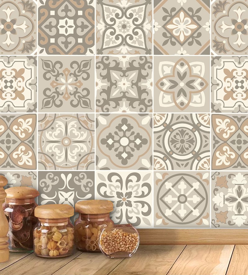 Adesivo que Imita Azulejos Portugueses para Banheiros Cheios de Charme - inspiração