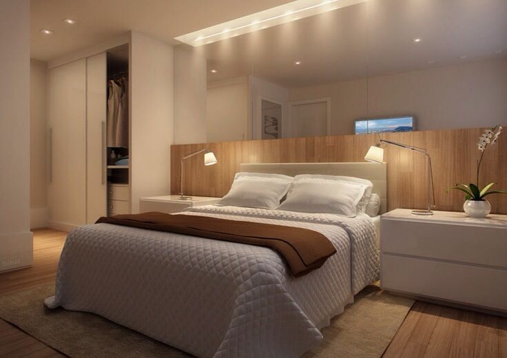 Cabeceira com Espelho: Amplie Seu Quarto com Elegância - detalhe