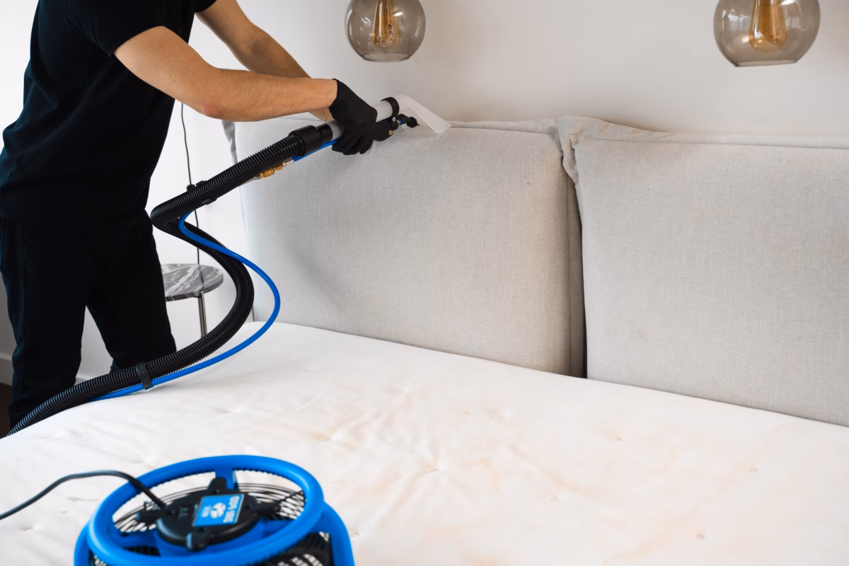 Cabeceira com Tecido Aquablock: Durabilidade e Fácil Limpeza - inspiração