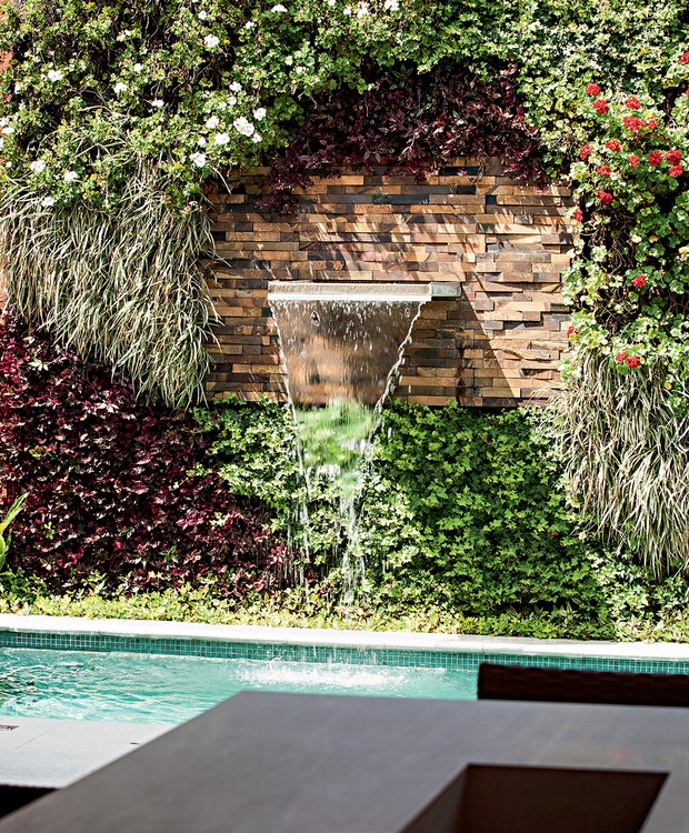 Com Cascata Relaxante e Jardim Vertical - detalhe